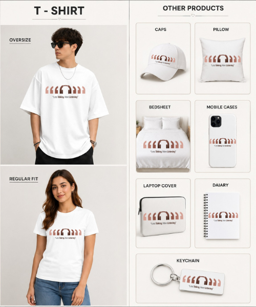 Less Talking More Listening | Statement for the Calm & Smart - Image 2